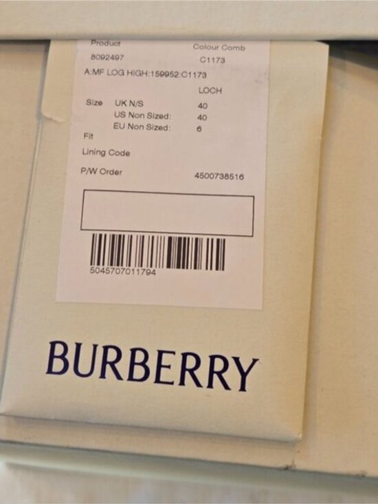 NIB Burberry Olive (Loch) Chukka Lace-Up Square Toe Boots Size 40 PRICE FIRM main image 7